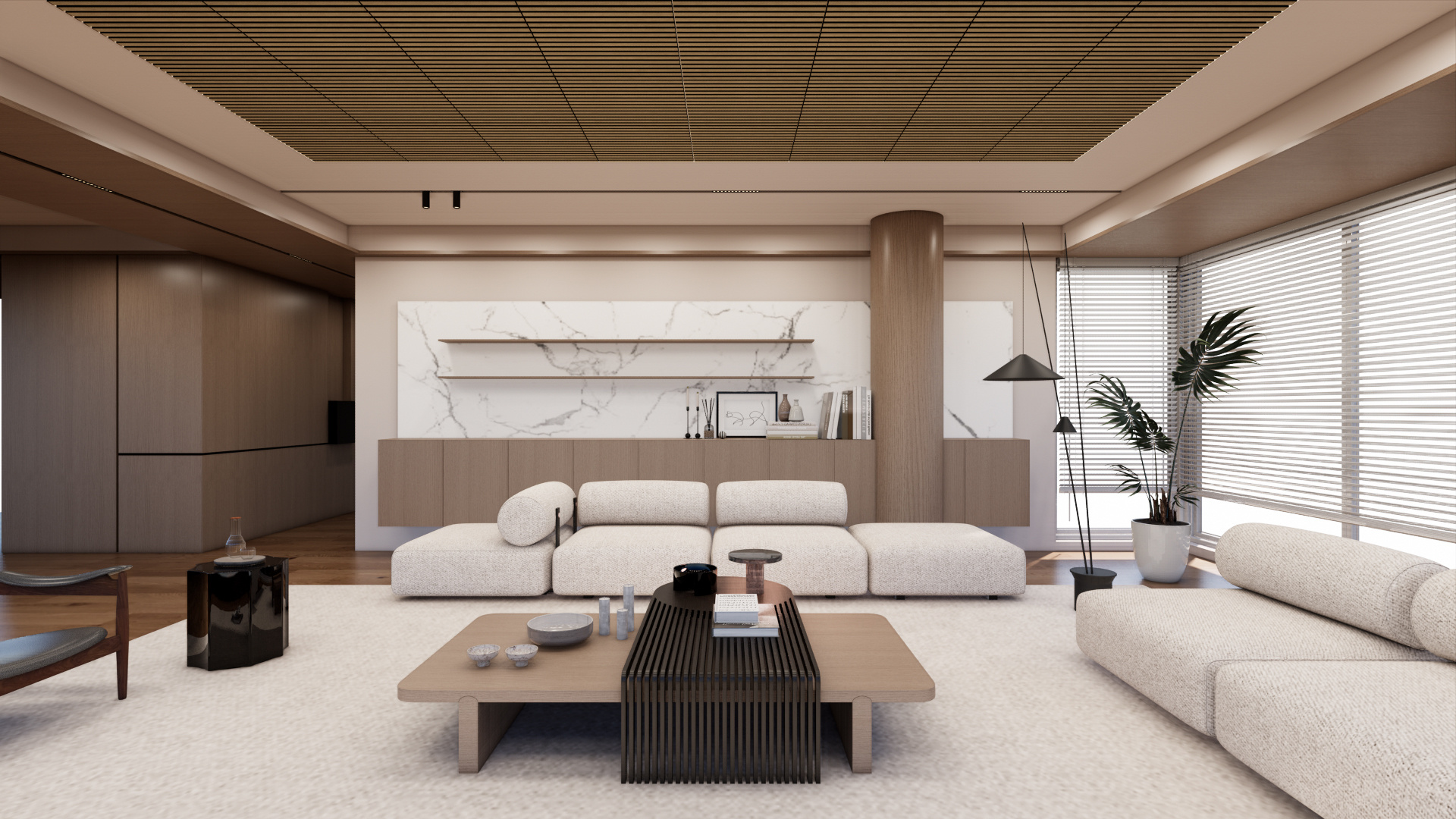 Akupanel | 60x60 Akoestische Wandpaneel Midden Eiken