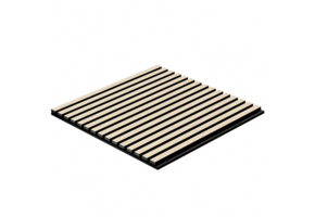 Akupanel | 60x60 Akoestische Wandpaneel Midden Eiken