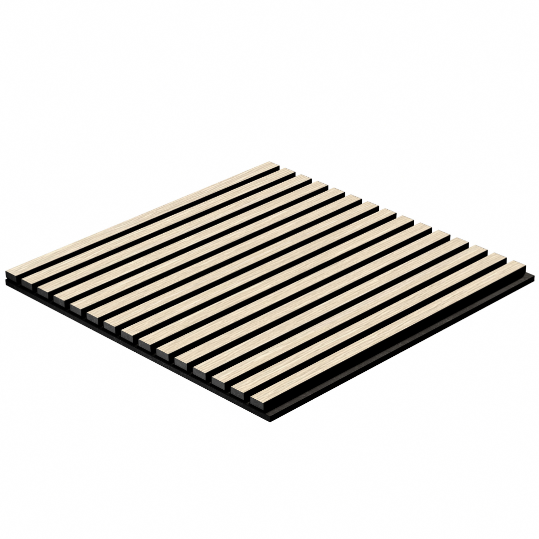 Akupanel | 60x60 Akoestische Wandpaneel Midden Eiken