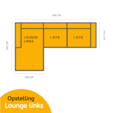 Bank Inova Champagne kleur - Pocketvering