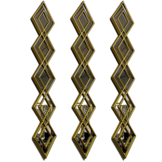 Spiegel Creston - Muur decoratie - 3 set - Goud