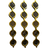 Spiegel Arabesque - Muur decoratie - 3 set - Goud