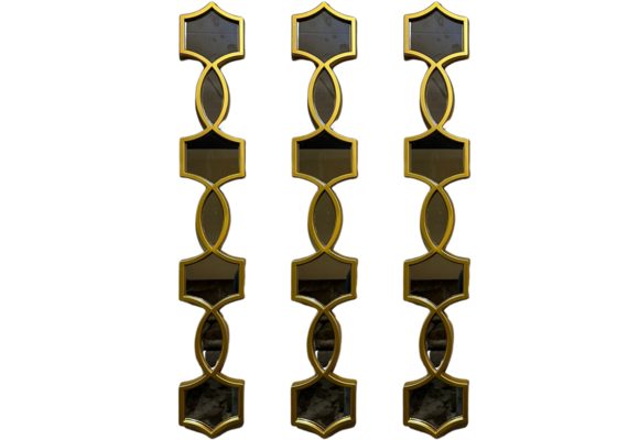 Spiegel Spruce - Muur decoratie - 3 set - Goud