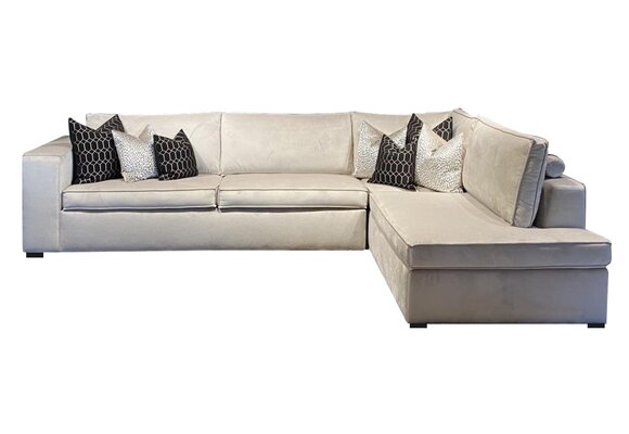 Hoekbank Montreal - Taupe Velvet