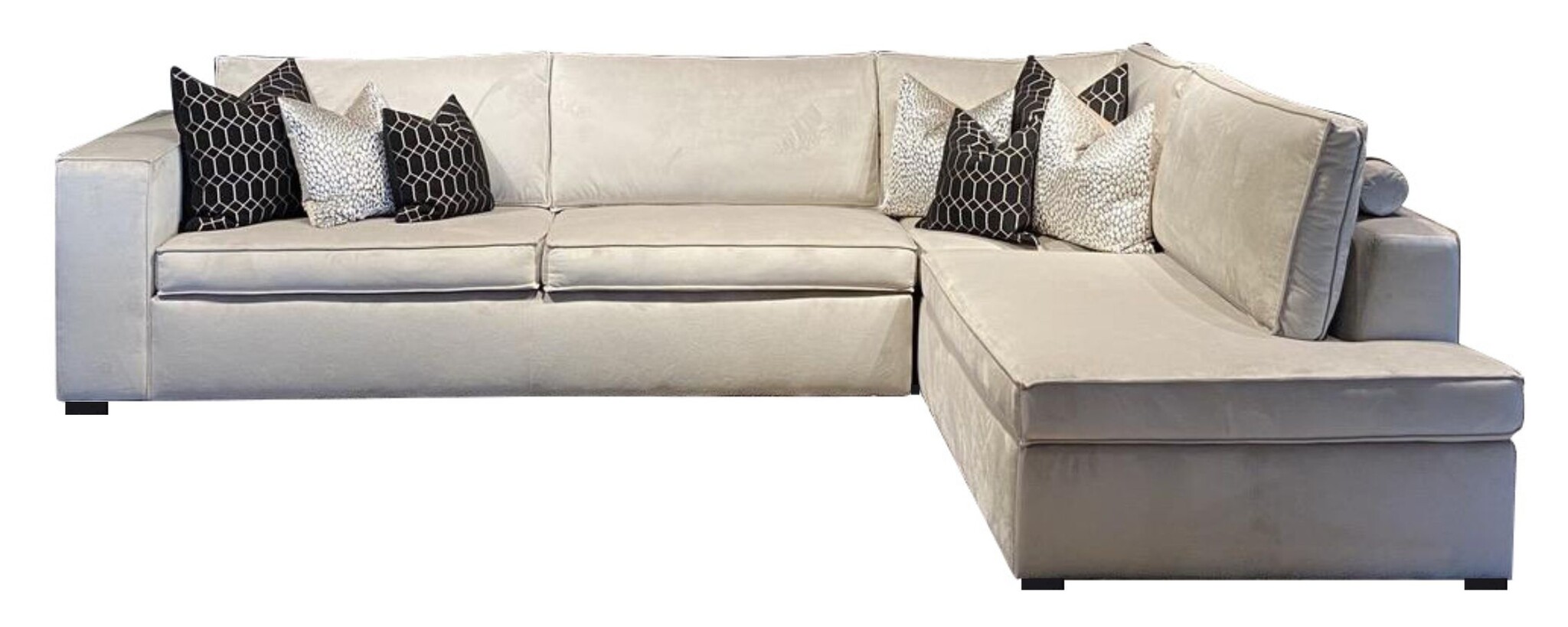 Hoekbank Montreal - Taupe Velvet