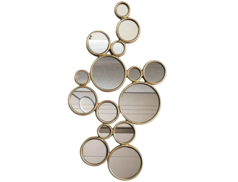 Spiegel Rondo - Goud