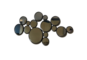 Spiegel Rondo - Zwart