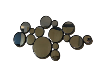 Spiegel Rondo - Zwart