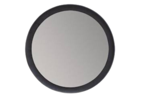 Spiegel Oasis Zwart - 80 cm Ø