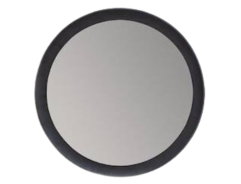 Spiegel Oasis Zwart - 80 cm Ø
