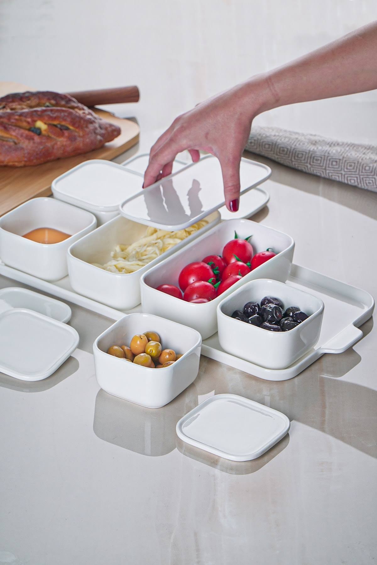 Bricard Roche Ontbijtset - 9 delig - Porselein