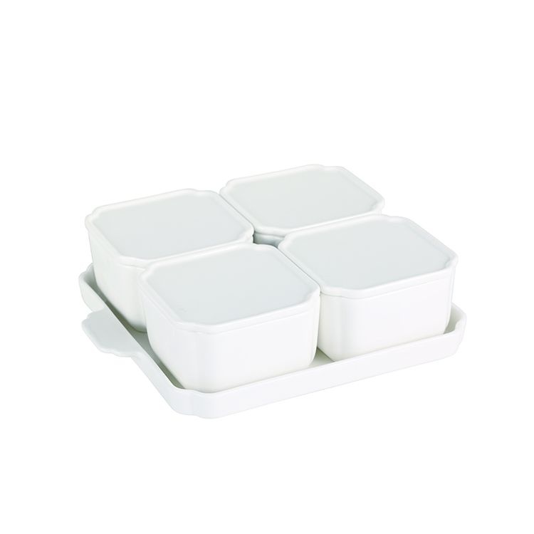 Bricard Roche Ontbijtset - 9 delig - Porselein