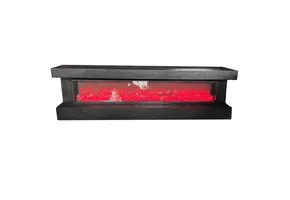 TV-Meubel Oxton - Black Bonito - incl. Sfeerhaard