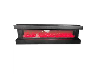 TV-Meubel Oxton - Black Bonito - incl. Sfeerhaard