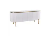 Dressoir Ibiza | Wit Marmer - 190 x 50 cm