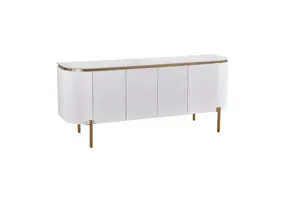 Dressoir Ibiza | Wit Marmer - 190 x 50 cm
