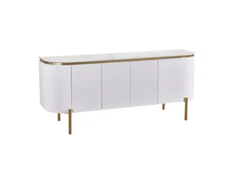 Dressoir Ibiza | Wit Marmer - 190 x 50 cm