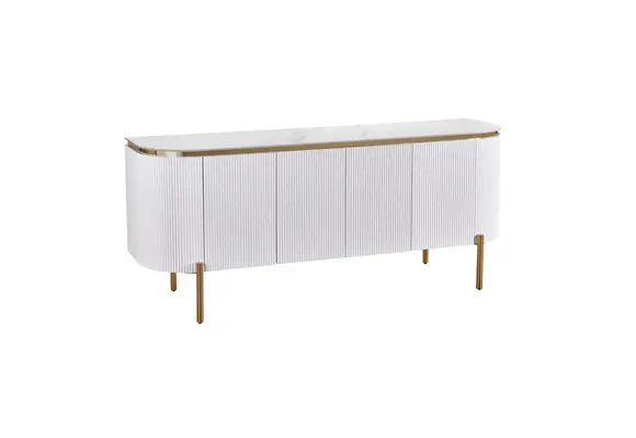 Dressoir Ibiza | Wit Marmer - 190 x 50 cm