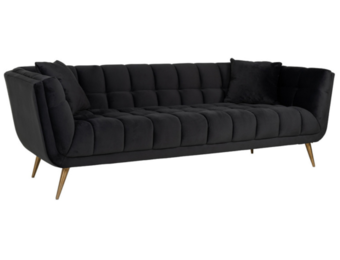 Zitbank Seattle - Zwart | Goud