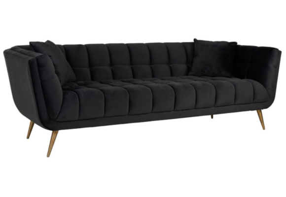 Zitbank Seattle - Zwart | Goud