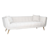 Zitbank Seattle - Bouclé wit | 3-zits  - Copenhagen 900 - Gouden Poten