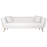 Zitbank Seattle - Bouclé wit | 3-zits  - Copenhagen 900 - Gouden Poten