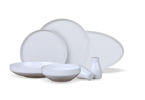 Bricard Lunel Serviesset set 27-delig Wit