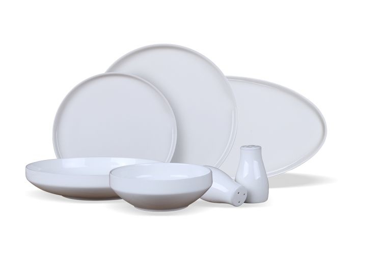 Bricard Lunel Serviesset set 27-delig Wit