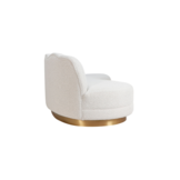 Zitbank Amore - Bouclé wit / goud - Copenhagen 900