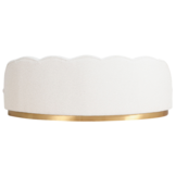 Zitbank Amore - Bouclé wit / goud - Copenhagen 900