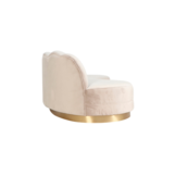 Zitbank Amore - Taupe  / goud - Quartz 903