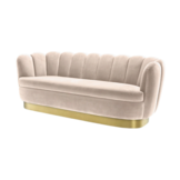 Zitbank Luvv - Taupe  / goud - Quartz 903