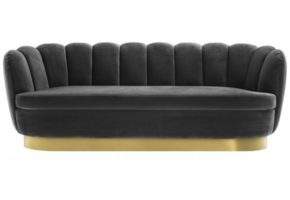 Zitbank Luvv - Zwart  / goud