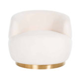 Fauteuil Maysa - Teddy Wit (Himalaya 900)