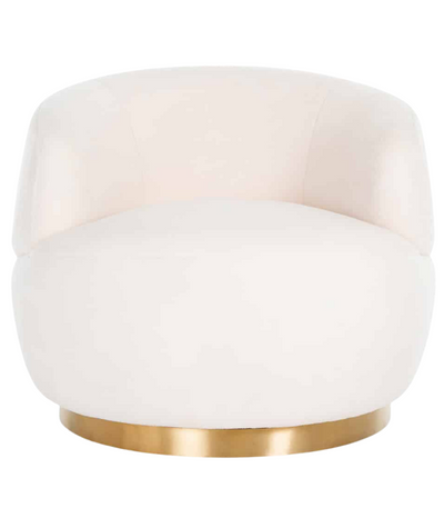 Fauteuil Maysa - Teddy Wit (Himalaya 900)