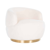 Fauteuil Maysa - Teddy Wit (Himalaya 900)