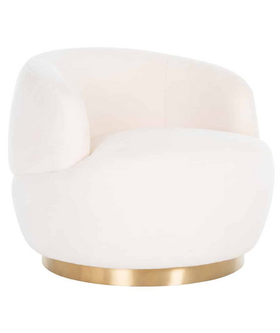 Fauteuil Maysa - Teddy Wit (Himalaya 900)