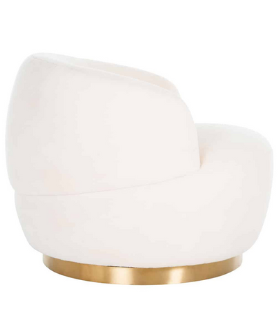 Fauteuil Maysa - Teddy Wit (Himalaya 900)