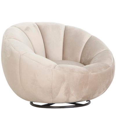 Draaifauteuil Giulia - Taupe - Quartz 903