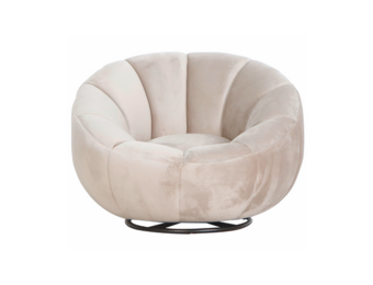 Draaifauteuil Giulia - Taupe