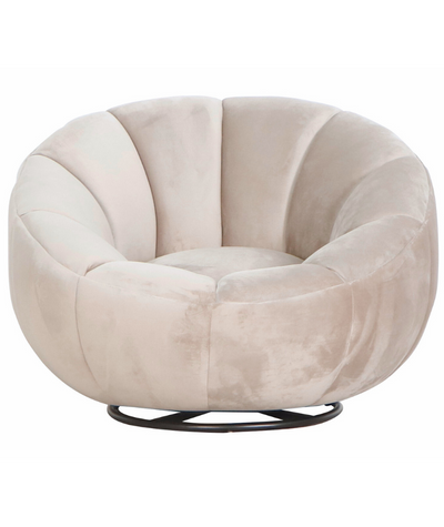 Draaifauteuil Giulia - Taupe - Quartz 903