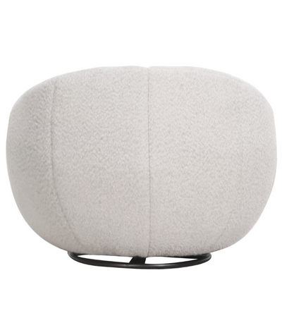 Draaifauteuil Giulia - Bouclé grijs