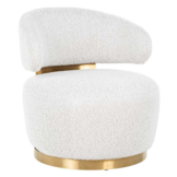 Fauteuil Jaeda - Bouclé Wit - Copenhagen 900