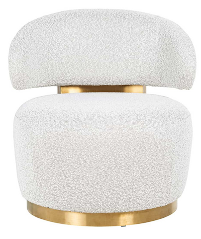 Fauteuil Jaeda - Bouclé Wit - Copenhagen 900