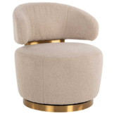 Fauteuil Jaeda - Teddy zandkleur - Himalaya 902