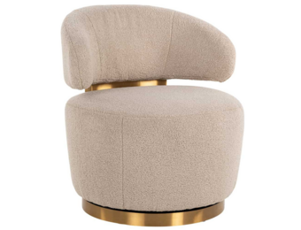 Fauteuil Jaeda - Teddy zandkleur