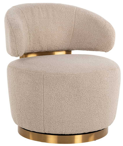 Fauteuil Jaeda - Teddy zandkleur - Himalaya 902