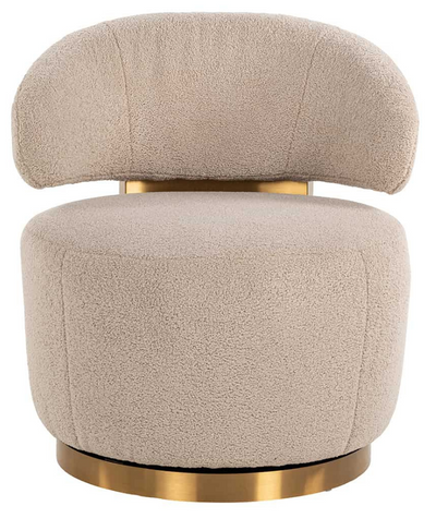 Fauteuil Jaeda - Teddy zandkleur - Himalaya 902