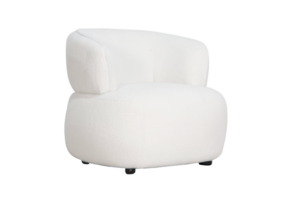 Salerno Fauteuil - Teddy wit