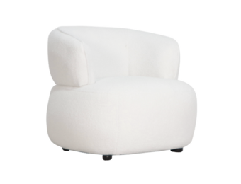 Salerno Fauteuil - Teddy wit